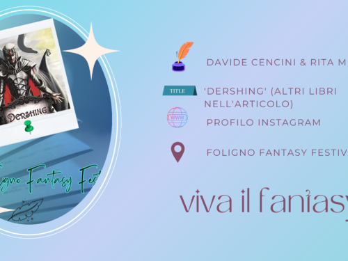 Davide Cencini e Rita Micozzi al Foligno Fantasy Festival!