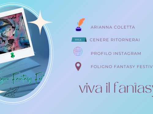 Arianna Coletta al Foligno Festival Fantasy!