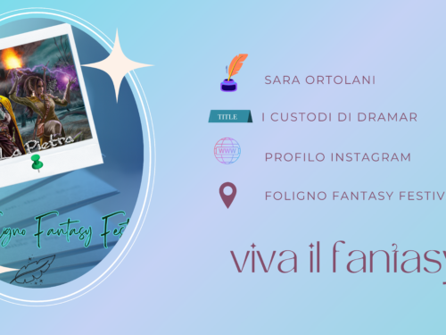 Sara Ortolani al Foligno Fantasy Festival (autrice e organizzatrice)